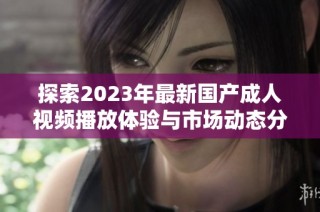 探索2023年最新国产成人视频播放体验与市场动态分析