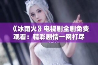 《冰雨火》电视剧全剧免费观看：精彩剧情一网打尽