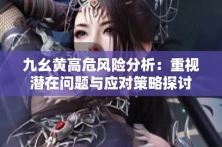 九幺黄高危风险分析：重视潜在问题与应对策略探讨