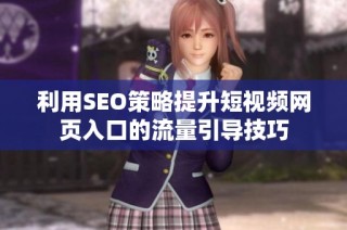 利用SEO策略提升短视频网页入口的流量引导技巧
