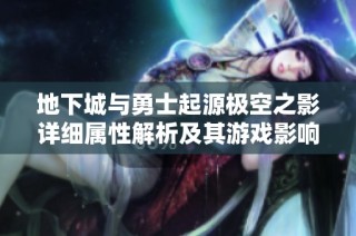 地下城与勇士起源极空之影详细属性解析及其游戏影响分析