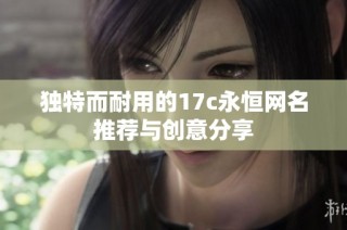 独特而耐用的17c永恒网名推荐与创意分享