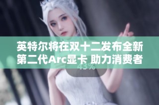 英特尔将在双十二发布全新第二代Arc显卡 助力消费者购物季