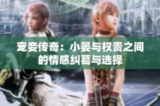 宠妾传奇：小晏与权贵之间的情感纠葛与选择