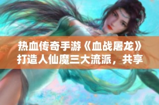 热血传奇手游《血战屠龙》打造人仙魔三大流派，共享高爆率畅快体验