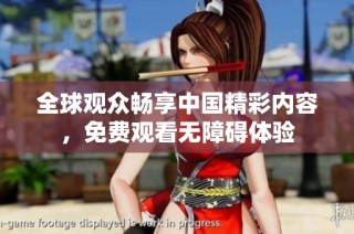 全球观众畅享中国精彩内容，免费观看无障碍体验