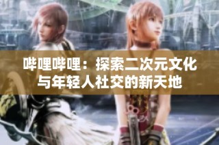 哔哩哔哩：探索二次元文化与年轻人社交的新天地