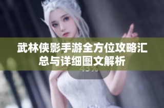 武林侠影手游全方位攻略汇总与详细图文解析