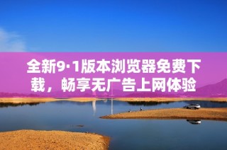 全新9·1版本浏览器免费下载，畅享无广告上网体验