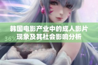 韩国电影产业中的成人影片现象及其社会影响分析