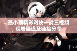 聂小雨精彩对决一战三视频观看渠道及链接分享