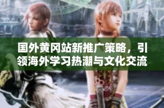 国外黄冈站新推广策略，引领海外学习热潮与文化交流