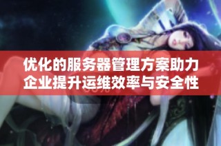 优化的服务器管理方案助力企业提升运维效率与安全性