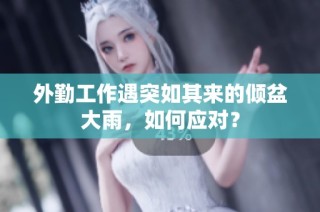 外勤工作遇突如其来的倾盆大雨，如何应对？