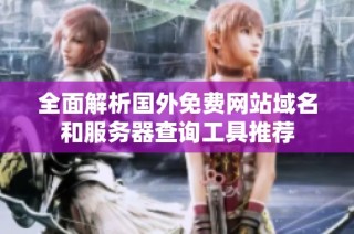 全面解析国外免费网站域名和服务器查询工具推荐