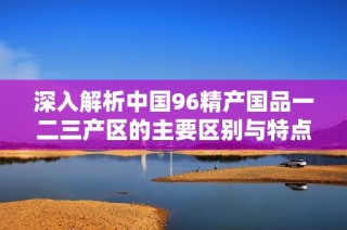 深入解析中国96精产国品一二三产区的主要区别与特点
