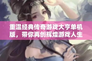 重温经典传奇游戏大亨单机版，带你再创辉煌游戏人生！