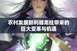 农村发展新利器龙柱带来的巨大变革与机遇