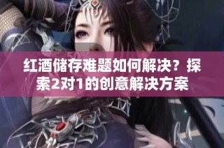 红酒储存难题如何解决？探索2对1的创意解决方案