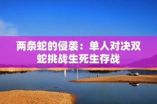 两条蛇的侵袭：单人对决双蛇挑战生死生存战