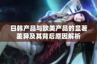 日韩产品与欧美产品的显著差异及其背后原因解析