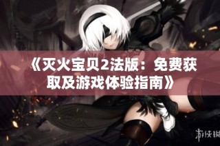 《灭火宝贝2法版：免费获取及游戏体验指南》
