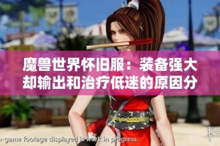 魔兽世界怀旧服：装备强大却输出和治疗低迷的原因分析