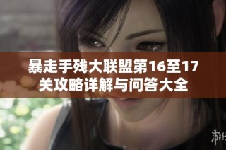 暴走手残大联盟第16至17关攻略详解与问答大全