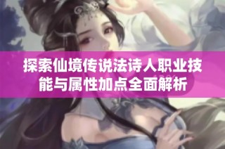 探索仙境传说法诗人职业技能与属性加点全面解析