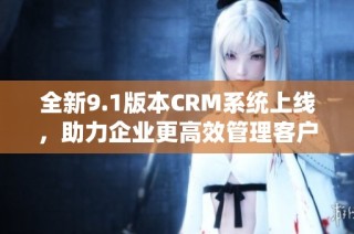 全新9.1版本CRM系统上线，助力企业更高效管理客户关系