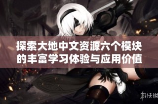 探索大地中文资源六个模块的丰富学习体验与应用价值