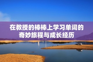 在教授的棒棒上学习单词的奇妙旅程与成长经历