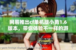 网易推出cf单机版小勇1.6版本，带你体验不一样的游戏世界