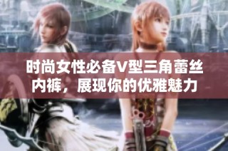 时尚女性必备V型三角蕾丝内裤，展现你的优雅魅力