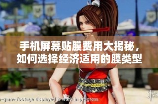 手机屏幕贴膜费用大揭秘，如何选择经济适用的膜类型