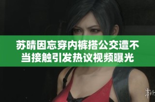 苏晴因忘穿内裤搭公交遭不当接触引发热议视频曝光