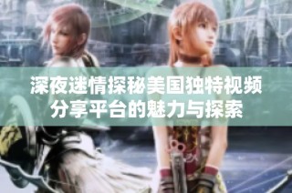 深夜迷情探秘美国独特视频分享平台的魅力与探索
