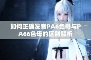 如何正确发音PA6色母与PA66色母的区别解析