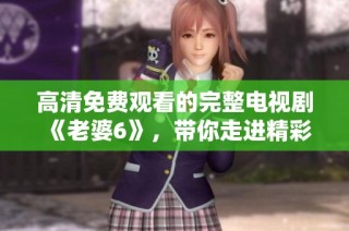 高清免费观看的完整电视剧《老婆6》，带你走进精彩剧情李选