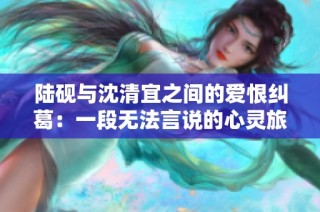 陆砚与沈清宜之间的爱恨纠葛：一段无法言说的心灵旅程