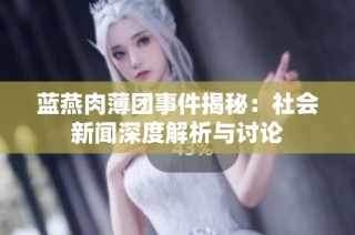 蓝燕肉薄团事件揭秘：社会新闻深度解析与讨论