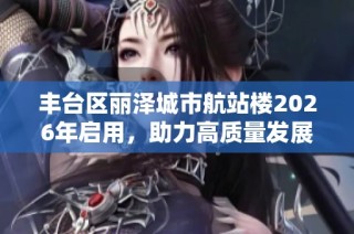 丰台区丽泽城市航站楼2026年启用，助力高质量发展新纪元