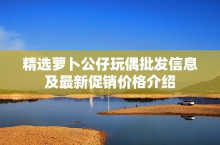 精选萝卜公仔玩偶批发信息及最新促销价格介绍