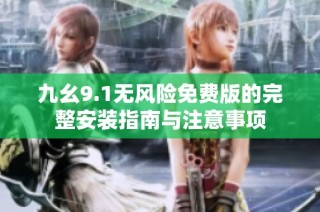九幺9.1无风险免费版的完整安装指南与注意事项