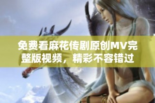 免费看麻花传剧原创MV完整版视频，精彩不容错过