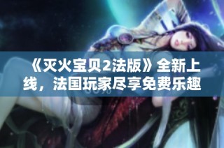 《灭火宝贝2法版》全新上线，法国玩家尽享免费乐趣