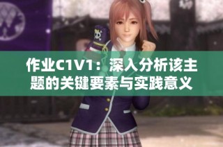 作业C1V1：深入分析该主题的关键要素与实践意义