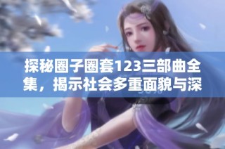 探秘圈子圈套123三部曲全集，揭示社会多重面貌与深层关系