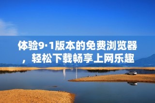 体验9·1版本的免费浏览器，轻松下载畅享上网乐趣