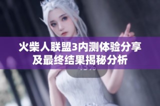 火柴人联盟3内测体验分享及最终结果揭秘分析